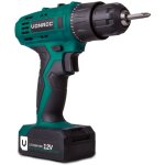 Perceuse - visseuse sans fil 12v. 2 batteries 1. 3ah, chargeur rapide et 2 embouts de vissage inclus ...