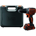 Perceuse - visseuse sans fil 18v - black + decker - avec 1 batterie 18v 1. 5 ah - chargeur - coffret ... Perceuse - visseuse sans fil 18v - black + decker - avec 1 batterie 18v 1. 5 ah - chargeur - coffret ...