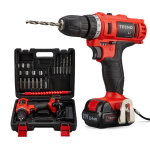 Perceuse visseuse sans fil 21v teeno une batterie de 1. 5ah visseuse devisseuse sans fil, 21 accessoires ...