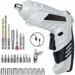 Perceuse visseuse sans fil 3. 6nm, visseuse devisseuse 1300mah 3. 6v + 26 accessoires, 2 sens rotation ...