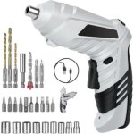 Perceuse visseuse sans fil 3. 6nm, visseuse devisseuse 1300mah 3. 6v + 26 accessoires, 2 sens rotation ...