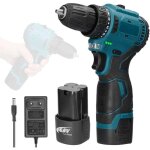 Perceuse visseuse sans fil, accessoires 16. 8v perceuse sans fil avec lumi�re led 2 batteries 1300mah, ...