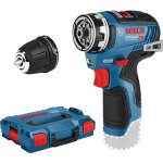 Perceuse - visseuse sans fil gsr 12v - 35 fc solo bosch + embout de mandrin gfa + l - boxx 102