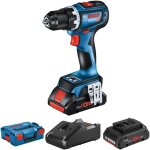 Perceuse - visseuse sans fil gsr 18v - 90 c bosch, 2x procore 4. 0ah + chargeur + bt low - energ. mod. ...