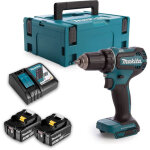 Perceuse - visseuse sans fil makita ddf485rfj 18 v / 2x 3, 0 ah batterie + chargeur en makpac