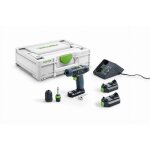 Perceuse visseuse sans fil txs 2. 6 - plus 10mm + 2 batteries festool 576101