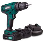 Perceuse - visseuse sans fil vpower 20v. 2 batteries 2. 0ah, chargeur rapide et 2 embouts de vissage ... Perceuse - visseuse sans fil vpower 20v. 2 batteries 2. 0ah, chargeur rapide et 2 embouts de vissage ...
