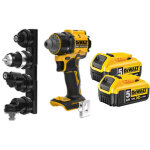 Perceuse visseuse � t�tes multiples xr 18v - 2 batteries 5ah - li - ion brushless - dewalt - dcd803p2t ...
