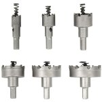 Pour une perceusescie cloche pour metal, lot de 6 forets de scie - cloche en carbure, scies - cloches ...