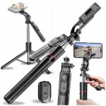 Perche � selfie support de t�l�phone tr�pied tr�pied + t�l�commande bluetooth 5. 2