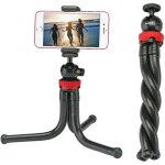 Perche � selfie avec tr�pied flexible - noir