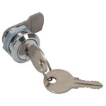 Perel serrure de boite aux lettres, diamtre 17 mm