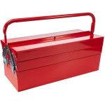 Caisse  outils vide, caisse mtallique de rangement, caisse mtal, bote  outils vide, 5 compartiments, ...