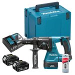 Makita - dhr 243 rmj perforateur - burineur sans fil, sans balai, sds - plus, 18 v, 2 j + 2x batteries ...