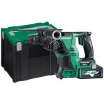 Perforateur burineur 28 mm sds + 36v 4, 0 ah li - ion hikoki