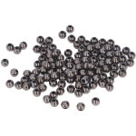 Perles en r�sine l�g�res de 8mm grises, 200 pi�ces pour bijoux - per�age large, id�ales pour bracelets ...