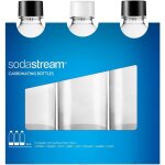 Pet bottle universal (3 bottles, 1l, black) (2260525) - sodastream