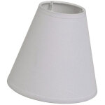 Petit abat - jour gris clair hauteur 15 cm