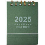 Petit calendrier 2024 - 2025 pour bureau, format cr�atif avec carnet et horaires quotidiens pour organisation ...