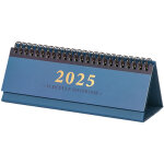 Petit calendrier de bureau 2024 - 2025, � rabat, avec spirale double, pour la maison, bureau et �cole, ...