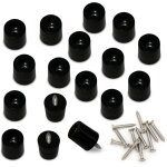 Petit coussin en caoutchouc rond en caoutchouc noir - protection de meubles augmentation de la hauteur ...