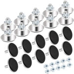 Lot de 20 pied table reglable pieds vrin de meuble m8x40mm pour chaise armoire