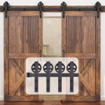 Petites ecrevisses - 200cm kit de quincaillerie porte coulissante rail de porte coulissante pour grange ...