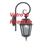 Petite glissia re en verre de rechange pour lanternes mod milano