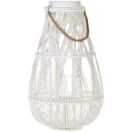 Petite lanterne dcorative blanche pour dcorer intrieur moderne et ethnique beliani