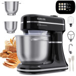 P�trin multifonctionnel, avec deux bols m�langeurs en acier inoxydable : 4, 5 l et 5, 5 l. moteur puissant ...