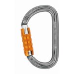 Mousqueton petzl am'd - asymtrique lger - fermeture triple action - m34a tl