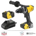 Peugeot outillage - perceuse à percussion brushless 18v 2, 0 et 5, 0ah Peugeot outillage - perceuse à percussion brushless 18v 2, 0 et 5, 0ah