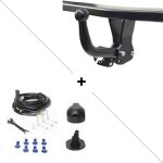 Auto - hak - attelage peugeot expert (01 / 95 - 02 / 07) col de cygne + faisceau universel 7 broches