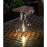 Lampe solaire ampoule vintage eureka 20 cm Lampe solaire ampoule vintage eureka 20 cm