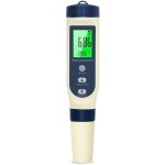 Ph metre, 5 en 1 ph / tds / ec / salinit� / thermom�tre, testeur ph � �cran lcd, compensation automatique ...