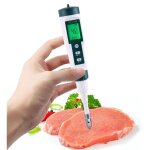 Ph - m�tre num�rique pour aliments testeur de ph pr�cis pour l'eau, le fromage, le levain, les conserves, ...