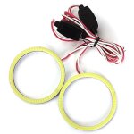Phare circulaire led cob 8 cm pour voiture, 12 v, 10 w, anneau lumineux angel eyes