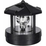 Phare � led � �nergie solaire, rotatif � 360 degr�s, �tanche, statue rotative pour jardin, cour, d�coration ...