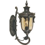 Philadelphia - petite lanterne murale extrieure  1 lumire, bronze vieilli ip44, e27 - elstead