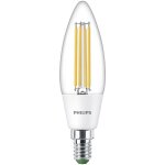 Philips - ampoule led ultra efficient culot e14, forme flamme, classe �nerg�tique a, 40w, 3000k blanc, ...