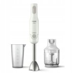 Philips - home hr2535 / 00 mixeur plongeant 650 w avec blender, avec embout hchoir gris, blanc