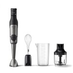 Philips home hr2683 / 00 mixeur plongeant 1200 w mixeur plongeant pour soupes, fouet , avec verre doseur, ...
