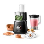 Philips - hr7510 / 10 robot compact viva collection - 800w, avec blender 1l et presse - agrume