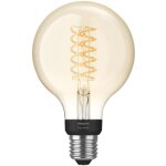 Philips hue - white, ampoule vintage filament e27 compatible bluetooth, format globe, fonctionne avec ...
