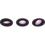 Philips - hue hue white and color ambiance pack de 3 spots � encastrer centura