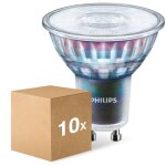 Philips - lot 10x master led spot expertcolor gu10 par16 5. 5w 375lm