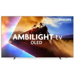 Philips - tv oled 55oled760 139 cm 4k uhd ambilight 2025 gris m�tal