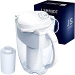 Pichet aquaphor j. shmidt 500 (2, 8 litres) blanc avec insert js500 Pichet aquaphor j. shmidt 500 (2, 8 litres) blanc avec insert js500