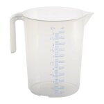 Pichet doseur 5000 ml polypropylne transparent d203xh257 mm poigne ouverte