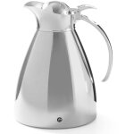 Pichet isotherme exclusif en acier thermos pour caf et th 1 l - hendi 445822